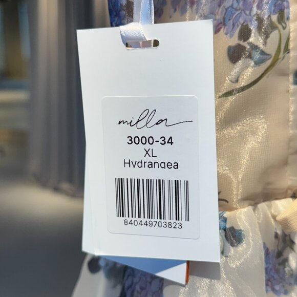 Milla Hydrangea spaghetti strap midi dress - Picture 6 of 7